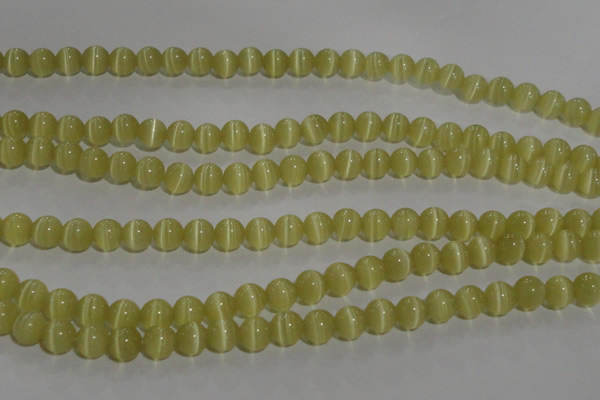 CCT1276 15 inches 5mm round cats eye beads wholesale