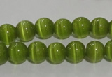 CCT1281 15 inches 5mm round cats eye beads wholesale