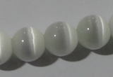 CCT1370 15 inches 7mm round cats eye beads wholesale