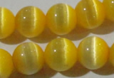 CCT1375 15 inches 7mm round cats eye beads wholesale