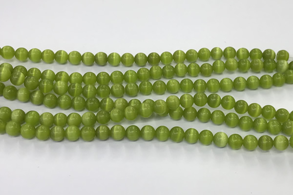 CCT1425 15 inches 4mm, 6mm round cats eye beads