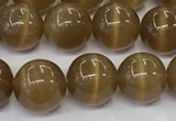 CCT1442 15 inches 8mm, 10mm, 12mm round cats eye beads