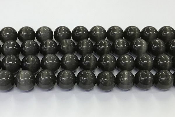 CCT1474 15 inches 14mm round cats eye beads