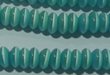 CCT237 15 inches 3*6mm rondelle cats eye beads wholesale