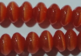 CCT275 15 inches 5*8mm rondelle cats eye beads wholesale