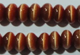 CCT282 15 inches 5*8mm rondelle cats eye beads wholesale