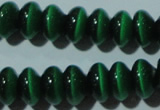 CCT290 15 inches 5*8mm rondelle cats eye beads wholesale