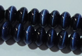 CCT292 15 inches 5*8mm rondelle cats eye beads wholesale