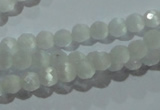 CCT301 15 inches 4mm faceted round cats eye beads wholesale