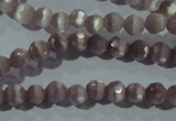 CCT312 15 inches 4mm faceted round cats eye beads wholesale