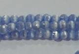 CCT321 15 inches 4mm faceted round cats eye beads wholesale