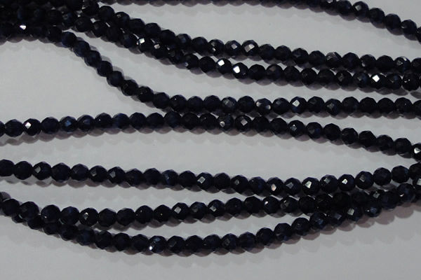 CCT348 15 inches 5mm faceted round cats eye beads wholesale