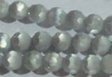 CCT352 15 inches 6mm faceted round cats eye beads wholesale