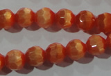 CCT354 15 inches 6mm faceted round cats eye beads wholesale