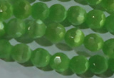 CCT360 15 inches 6mm faceted round cats eye beads wholesale