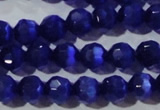 CCT364 15 inches 6mm faceted round cats eye beads wholesale