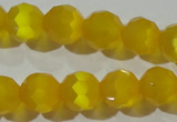 CCT377 15 inches 8mm faceted round cats eye beads wholesale