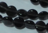 CCT470 15 inches 6mm flat round cats eye beads wholesale