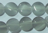 CCT481 15 inches 8mm flat round cats eye beads wholesale