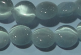 CCT482 15 inches 8mm flat round cats eye beads wholesale