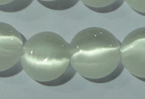 CCT510 15 inches 10mm flat round cats eye beads wholesale