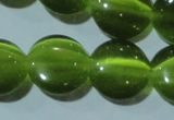 CCT522 15 inches 10mm flat round cats eye beads wholesale