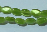 CCT608 15 inches 4*6mm oval cats eye beads wholesale