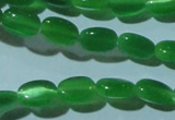 CCT610 15 inches 4*6mm oval cats eye beads wholesale