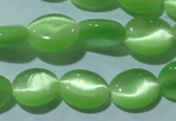 CCT649 15 inches 6*8mm oval cats eye beads wholesale