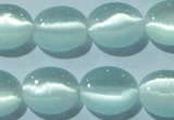 CCT660 15 inches 8*10mm oval cats eye beads wholesale