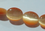 CCT668 15 inches 8*10mm oval cats eye beads wholesale