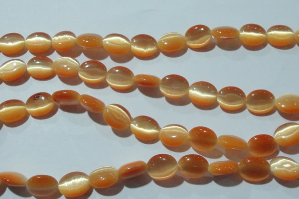 CCT668 15 inches 8*10mm oval cats eye beads wholesale