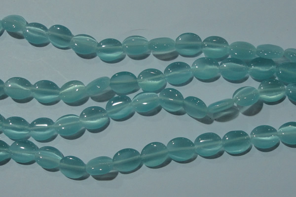 CCT676 15 inches 8*10mm oval cats eye beads wholesale