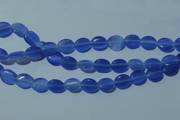 CCT678 15 inches 8*10mm oval cats eye beads wholesale