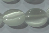 CCT690 15 inches 10*12mm oval cats eye beads wholesale