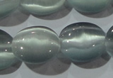 CCT691 15 inches 10*12mm oval cats eye beads wholesale