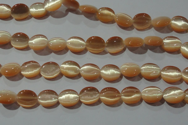 CCT696 15 inches 10*12mm oval cats eye beads wholesale