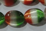 CCT706 15 inches 10*12mm oval cats eye beads wholesale