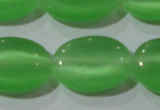 CCT727 15 inches 10*14mm oval cats eye beads wholesale