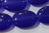 CCT732 15 inches 10*14mm oval cats eye beads wholesale