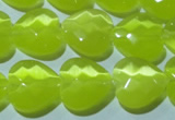 CCT985 15 inches 16*16mm faceted heart cats eye beads wholesale