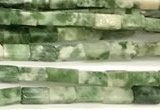 CCU1086 15 inches 2*4mm cuboid jade beads