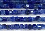 CCU1336 15 inches 2.5mm faceted cube kyanite beads