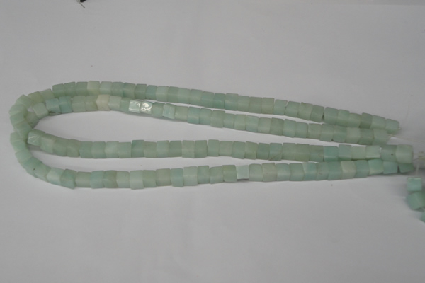 CCU40 15.5 inches 6*6mm cube amazonite beads wholesale