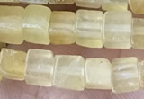 CCU450 15.5 inches 4*4mm cube yellow aventurine beads wholesale