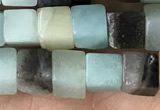 CCU486 15.5 inches 6*6mm cube amazonite beads wholesale