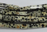 CCU511 15.5 inches 4*13mm cuboid dalmatian jasper beads wholesale