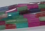 CCU515 15.5 inches 4*13mm cuboid mixed quartz beads wholesale