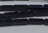 CCU728 15.5 inches 4*13mm cuboid blue goldstone beads wholesale