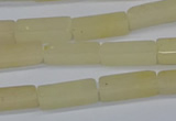 CCU730 15.5 inches 4*13mm cuboid yellow jade beads wholesale